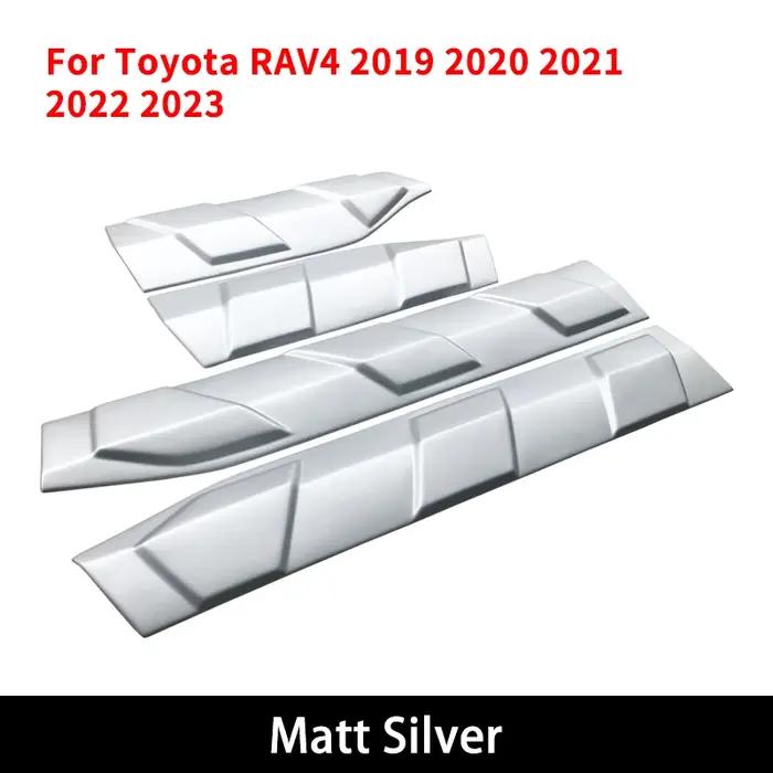 Kit de modification et protection plaques décoratives porte pour Toyota RAV4 2019 2020 2021 2022 2023 ABS matériaux plusieurs couleurs disponibles
