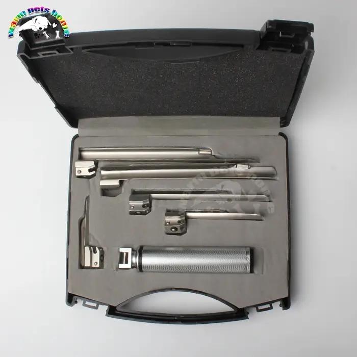 Kit de laryngoscope vétérinaire avec 5 lames pour animaux