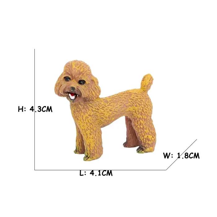 Husky français Collie caniche poméranien chien animaux Figurines figurine jouet modèle décor créatif