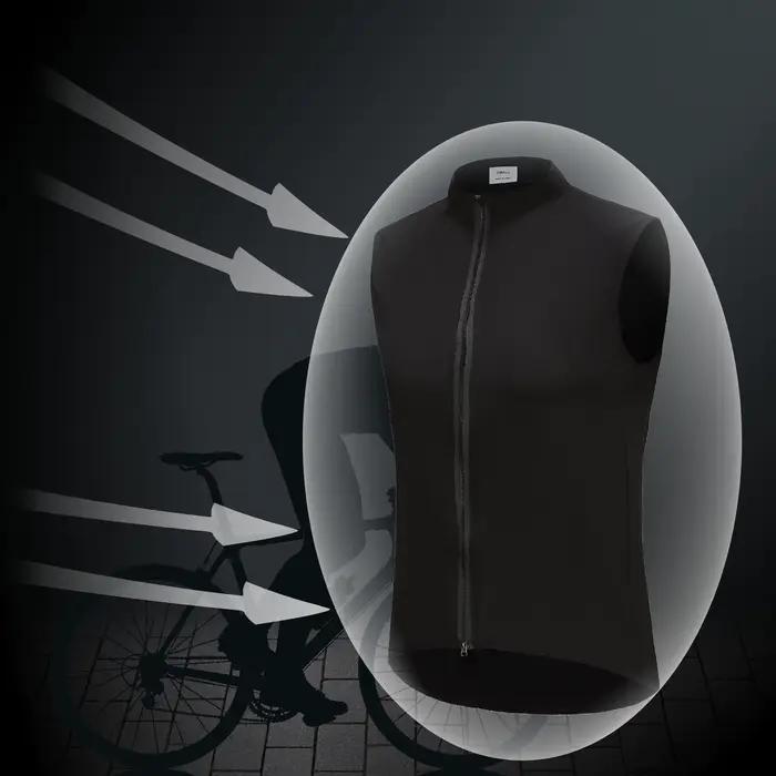 Maillot de cyclisme léger et imperméable pour homme