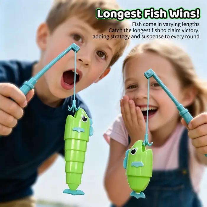 Jeu de pêche télescopique pour deux joueurs, jeu de combat amusant, divertissement familial, jeux interactifs compétitifs
