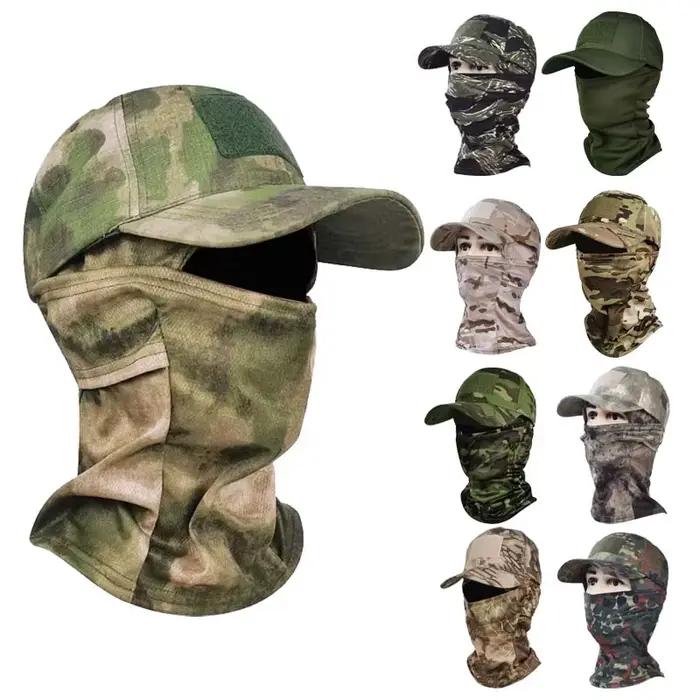 Casquette baseball camouflage cagoule balaclava pêche randonnée chasse sport protection UV