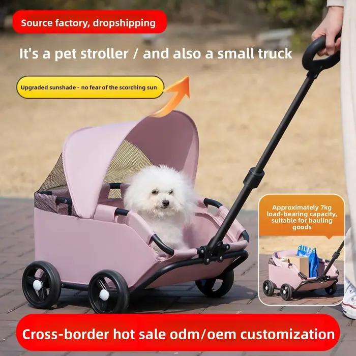Poussette pour petits animaux de compagnie