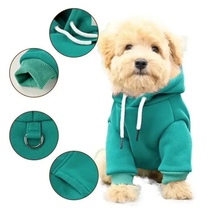 Sweat à Capuche Chaud et Souriant pour Animaux de Compagnie