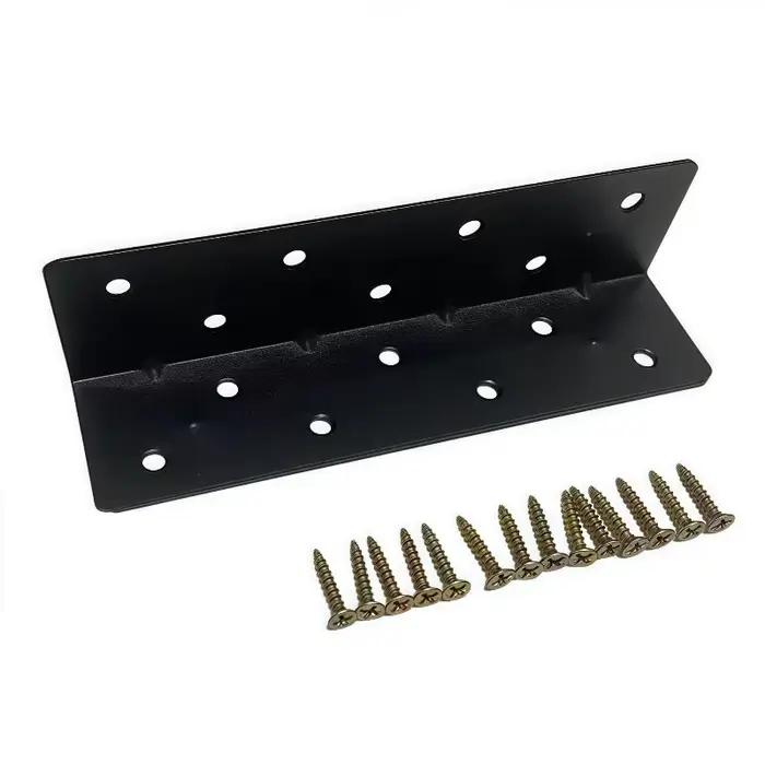 Supports d'angle en métal pour support en fer à Angle droit en forme de L, 90 degrés pour étagère en bois, intérieur et extérieur, jardin, lit surélevé, boîte de jardinière
