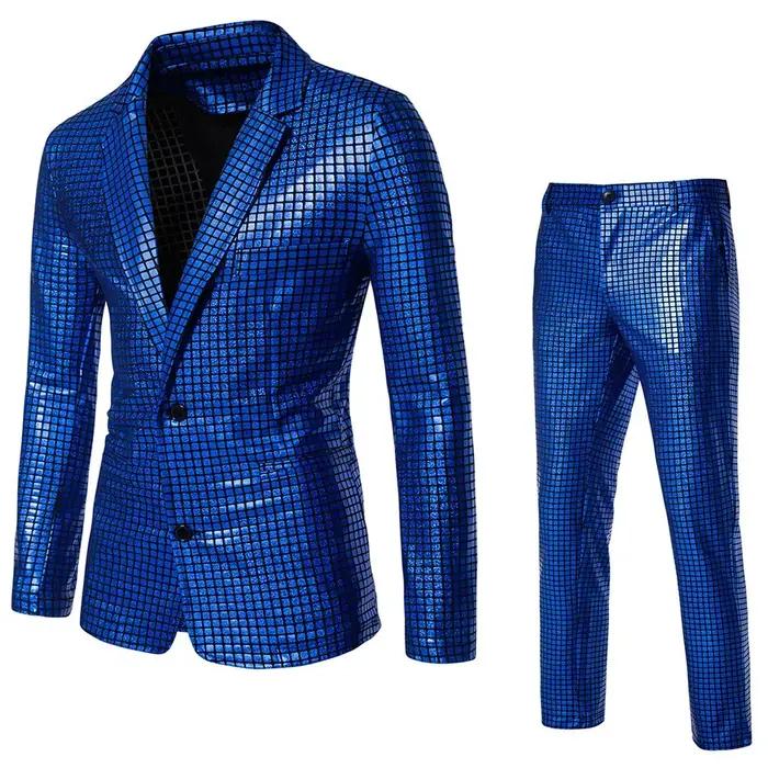 Costume de disco des années 70 pour homme