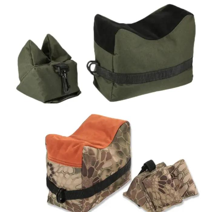 Sac de sable extérieur stabilisateur pour visée précise chasse confort oreillers de chasse clips d'étalonnage support sac fixe occasionnels chasseurs