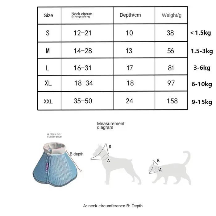 Collier de protection ajustable pour animaux de compagnie