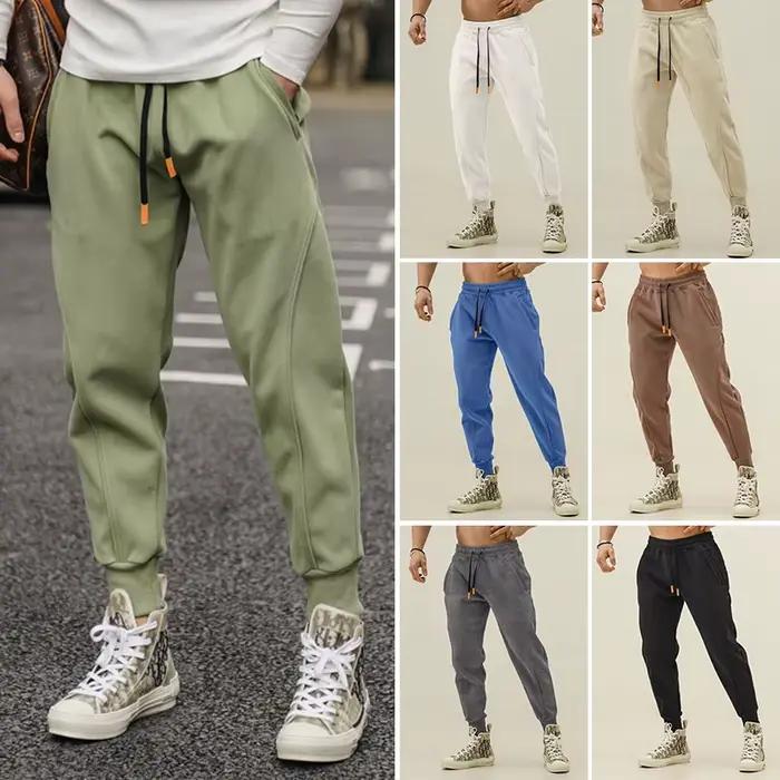 Pantalon cargo de sport décontracté en coton pour hommes