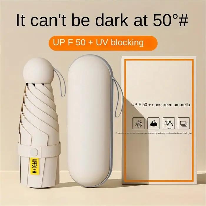 Mini parapluie Anti-Uv pour les jours ensoleillés et pluvieux