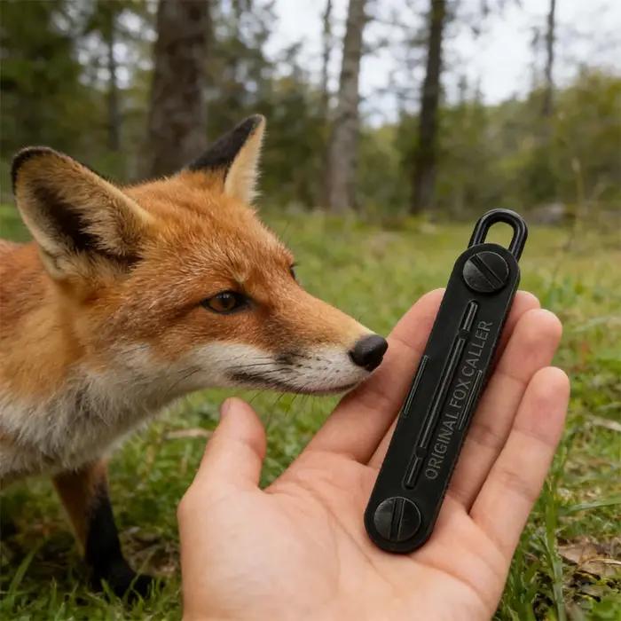 Appel prédateur renard noir - sifflet portable avec son de détresse lapin réaliste pour lamping