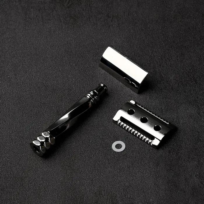 Rasoir de sécurité Yaqi Cerberus en acier inoxydable