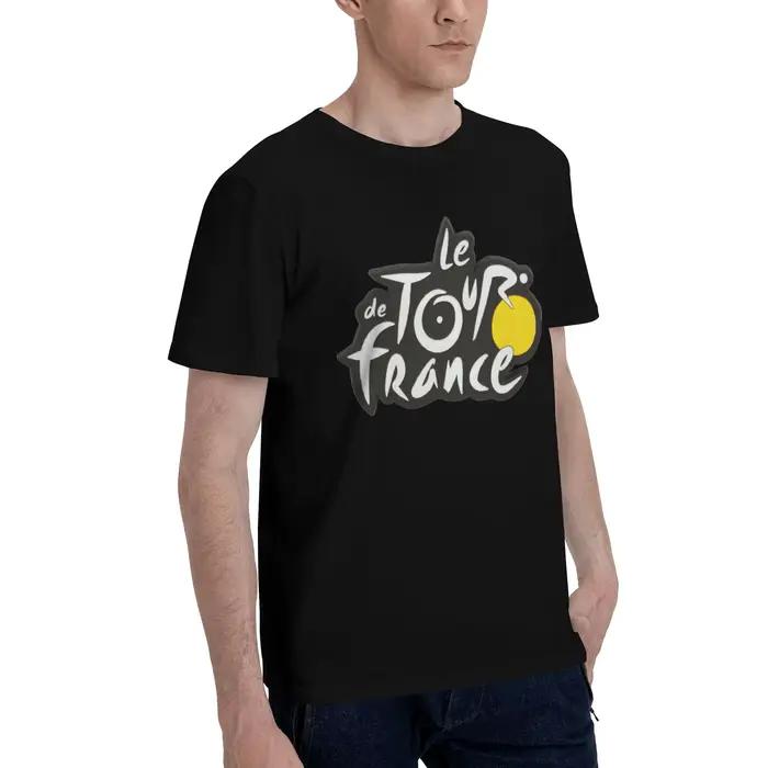 T-shirt en coton 100% avec motif Tour de France