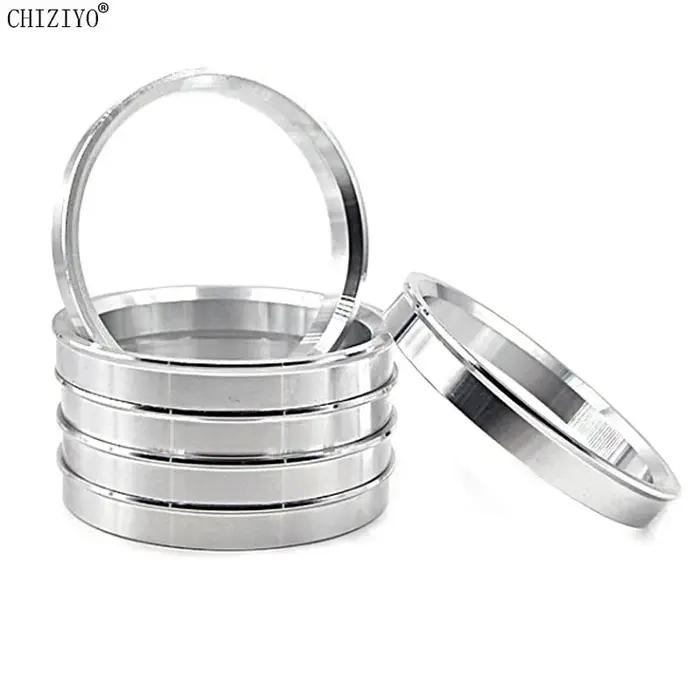 4 pièces/ensemble alésage de roue de voiture collier central moyeu anneaux centraux anneaux de moyeu