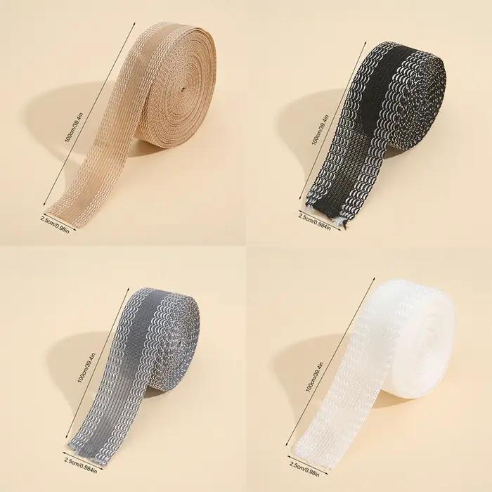 Tissu de couture DIY auto-adhésif thermocollant pour la réparation et l'abréviation des bords de pan