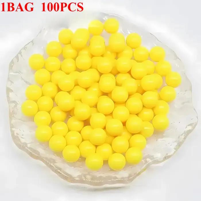 1000 billes de paintball jaunes de 6 mm, 0,11 g, 0,25 g, billes de tir tactiques pour pistolet à air
