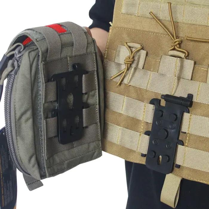 VULPO – plaque de fixation molle tactique, plate-forme d'adaptateur Molle pour fixer la pochette Mol