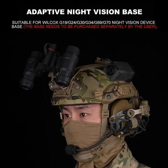 Jumelles vision nocturne AN/PVS31 modèle factice accessoire casque chasse cosplay airsoft sans fonction