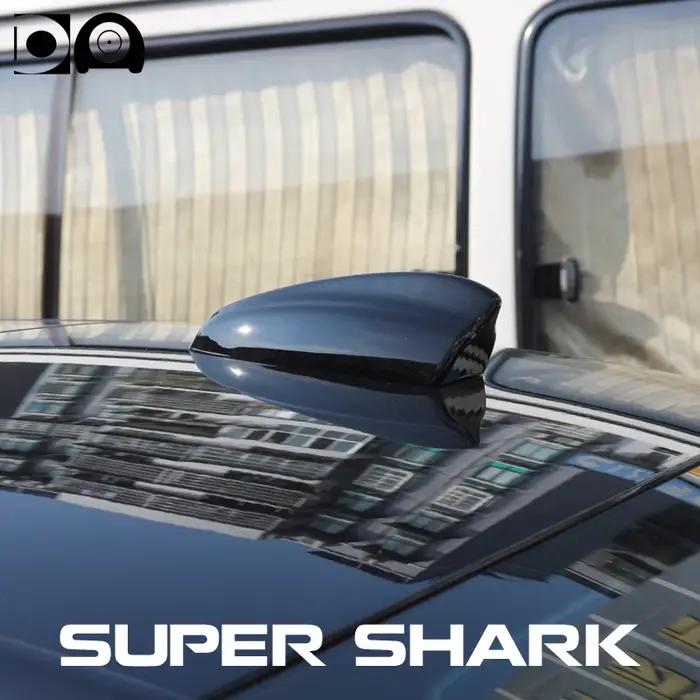 Antenne voiture aileron de requin peinture piano - Compatible Mazda Jeep Nissan Volkswagen - Amélioration réception radio