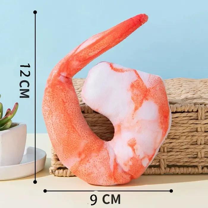 Jouet en peluche pour chien en forme de pizza ou de beignet