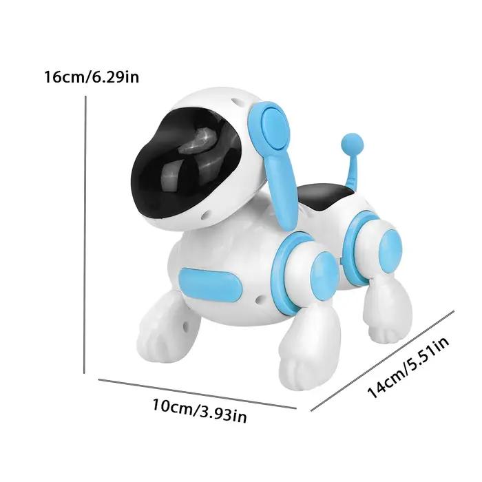 Chien robotique interactif intelligent simulation de lumière de marche son musique éducateur pour enfants ramper chant et interactif nouveau jouet occasion spéciale