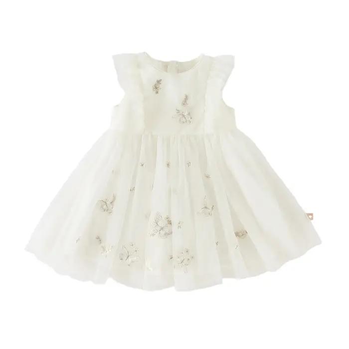 Robe de princesse en dentelle brodée Dave Bella pour filles