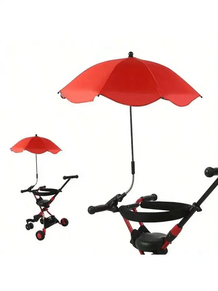 Parapluie de poussette anti-UV avec pince universelle