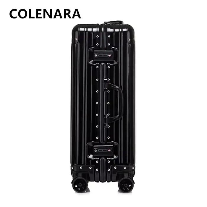 COLENARA valise de cabine valise à bagages de grande capacité 20 "boîte d'embarquement tout en alumi