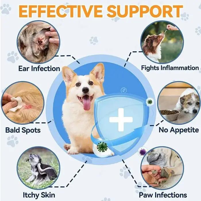 Gouttes vitaminées pour chiens et animaux de compagnie 60 ml – Soin doux et supplément nutritif pour maintenir un