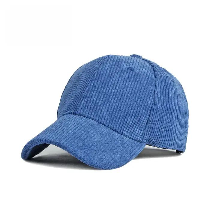 Casquette de Baseball en velours côtelé pour femmes et hommes