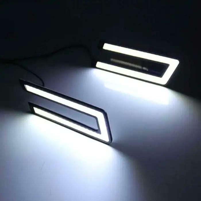 Feux de jour COB LED Lavande pour Voiture avec Aluminium Durables et Économiques Occasions Spéciales