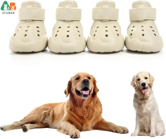 Chaussures pour chien, bottes imperméables antidérapantes pour chien, sandales pour chien, bottes fa
