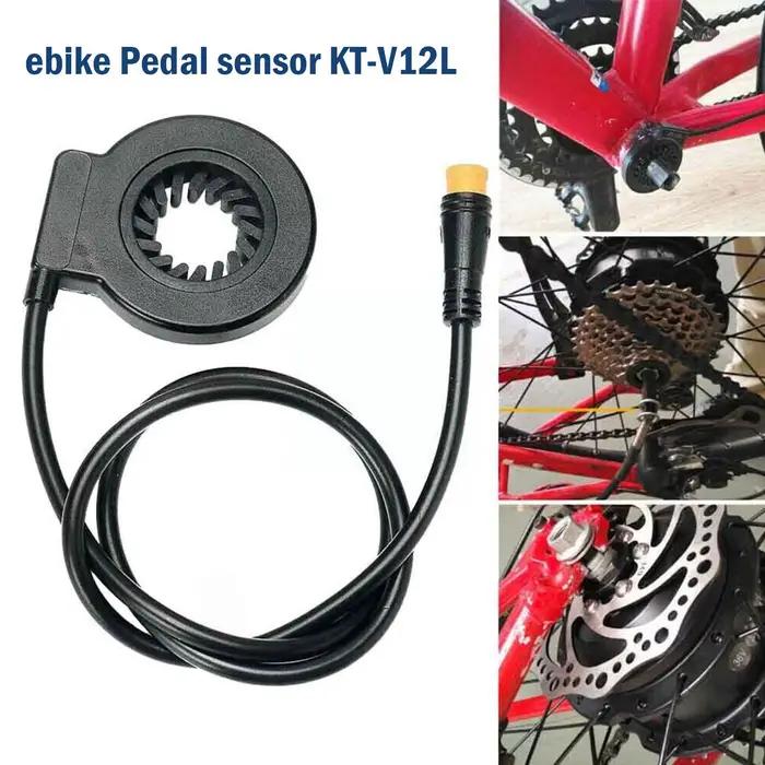 Capteur de pédale de vélo électrique KT-V12L Montage facile Pédale de cadence de vitesse de Hall Tou
