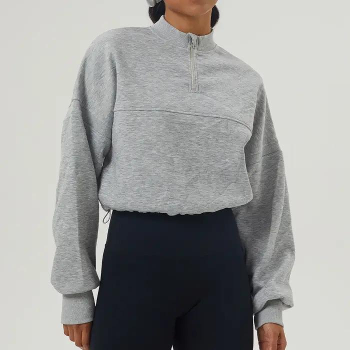 Sweat-shirt à manches longues pour femme