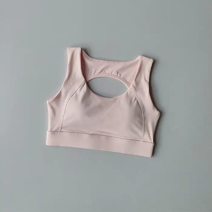 Beau dos sous-vêtements de sport résistant aux chocs course Anti-affaissement Yoga soutien-gorge hau