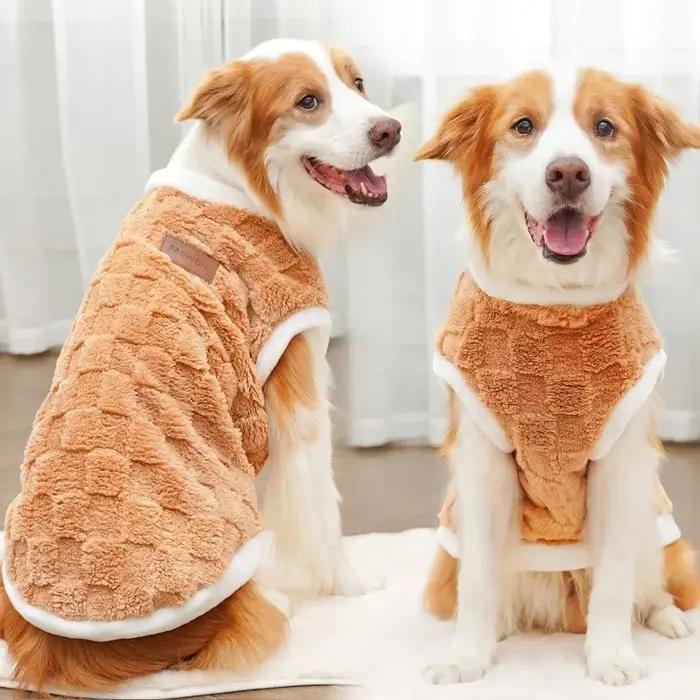 Vêtements d'hiver en velours pour chiens