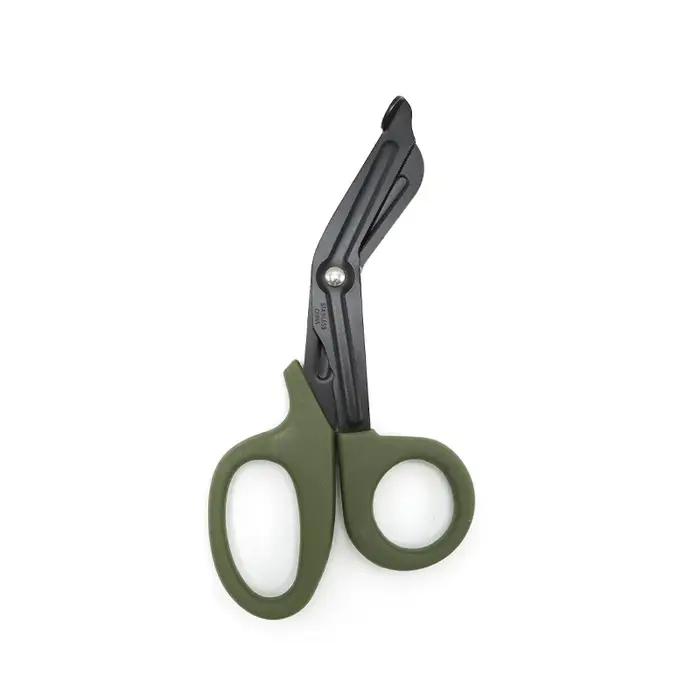Ciseaux de sauvetage de survie paramédical tactique EMT-ciseaux de premiers secours d'urgence pour traumatismes pour le traitement des plaies avec gaze en plein air