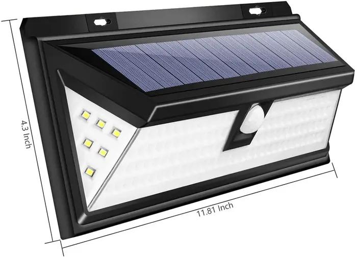 Applique murale solaire LED avec capteur extérieur