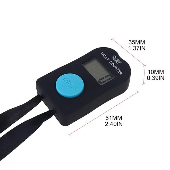 Compteur électronique numérique Portable à 4 chiffres, avec son, réinitialisation manuelle, décompression, outil de Relaxation des doigts