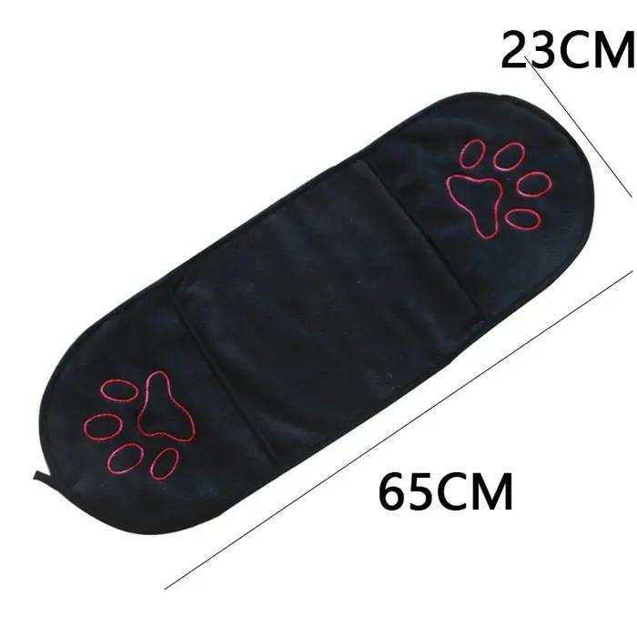 Serviette pour animaux de compagnie à séchage rapide, peignoir pour chien, serviette de bain en fibr