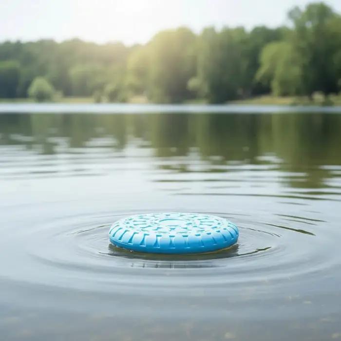 Disque volant durable pour chiens de taille moyenne/grande : Frisbee résistant aux morsures pour le jeu et