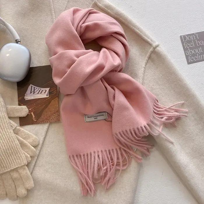 Écharpe de luxe en laine pour femme