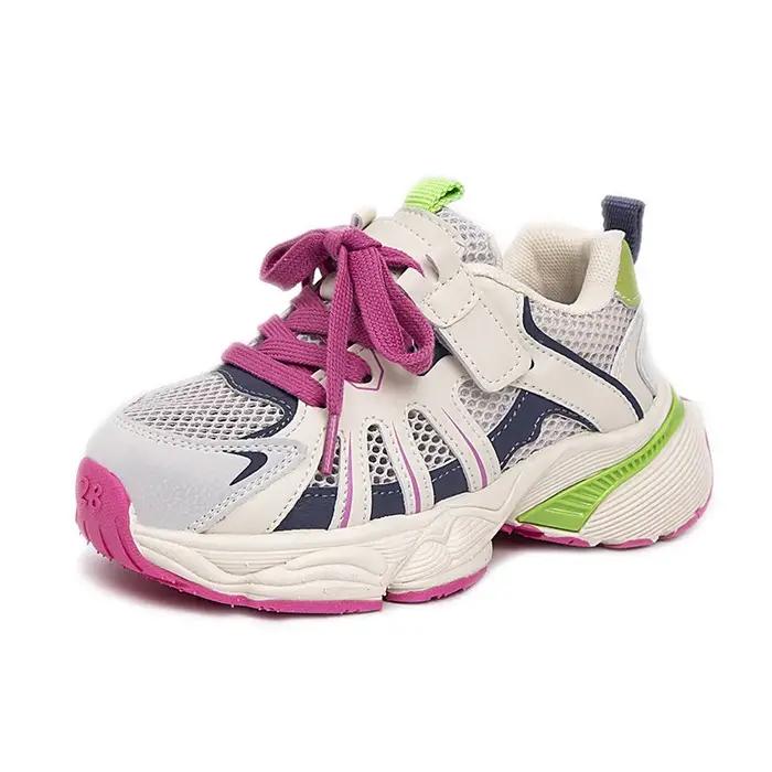Chaussures de sport unisexes pour enfants, baskets pour enfants, chaussures de basket-ball respirant