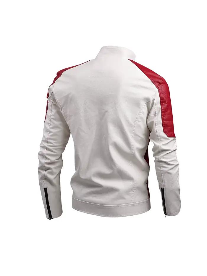 Veste de moto pour homme noir style décontracté polyesters confortables multi-poches pour hommes voyages automne hiver