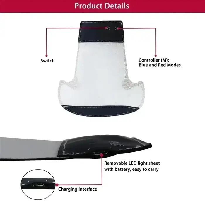 Nouveau LED rouge bleu lumière thérapie casquette croissance des cheveux casque Diode LaserHat lumiè