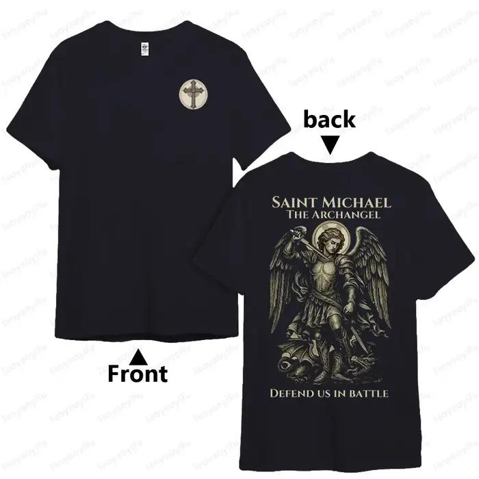 Saint Michael l'archange t-shirt guerrier catholique