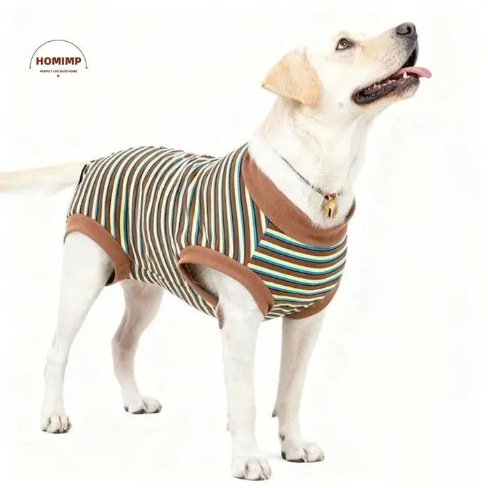 Combinaison pour chien à rayures