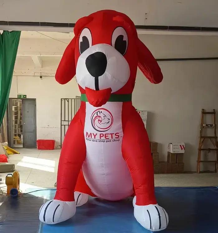 Chien gonflable géant personnalisé 2025 – 4 styles