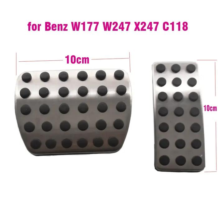 Pour mercedes-benz W177 W247 X247 C118 ensemble de couvercles de pédale d'accélérateur de gaz de fre