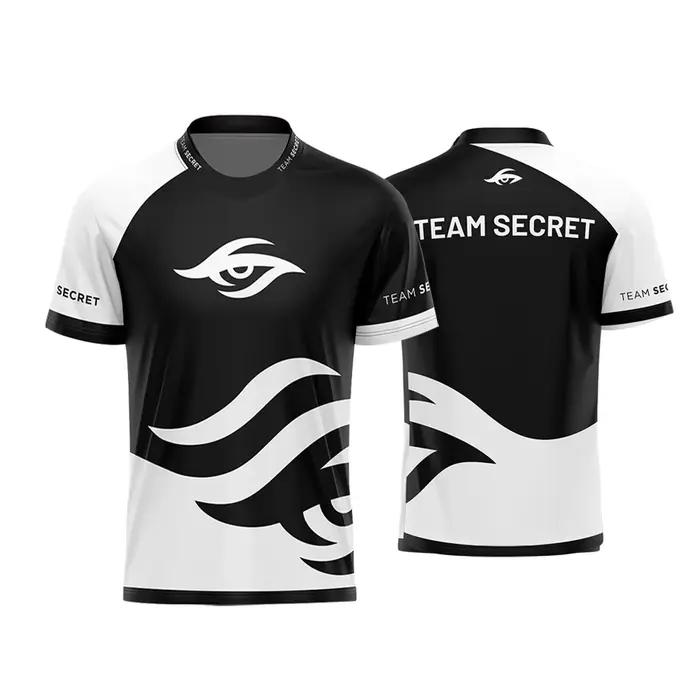 Dota2 Esports équipe Secret maillot d'entraînement uniformes hommes sport dessus respirants vêtement
